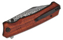 Nóż CIVIVI Tacticorix Liner Lock 3.7" Damascus, rękojeść z drewna Guibourtia