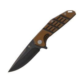 Womsi Falke nóż składany brown black G10 S90V