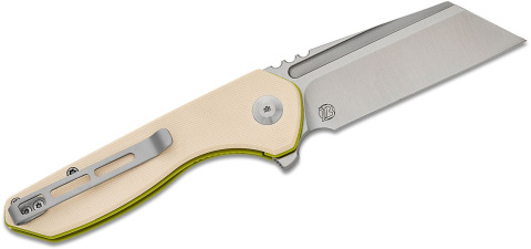 Nóż CIVIVI Brian Brown ExOne 2.94" Nitro-V Reverse Tanto, rękojeść Ivory G10