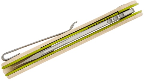 Nóż CIVIVI Brian Brown ExOne 2.94" Nitro-V Reverse Tanto, rękojeść Ivory G10