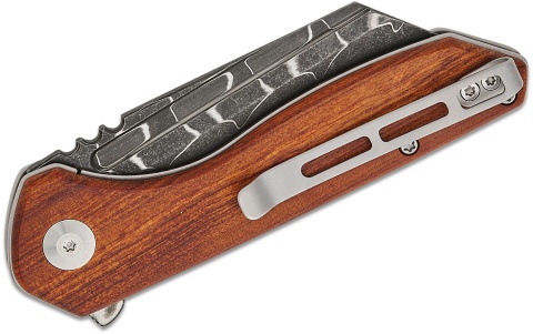 Nóż składany Civivi ExOne Guibourtia Wood, Damascus by Brian Brown (C23036-DS1)