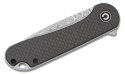 Nóż składany CIVIVI Elementum Flipper, Carbon Fiber, Damast