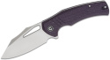 CIVIVI BullTusk Purple Canvas Micarta, 14C28N, 3.48" Clip Point