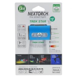 Nextorch Trek Star Latarka czołowa LED 220lm nieb