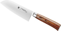 Tamahagane SAN Brown VG-5 Nóż Santoku 12cm