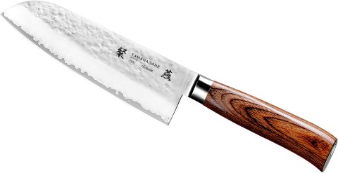 Tamahagane Tsubame Brown VG-5 Nóż Santoku 17,5cm