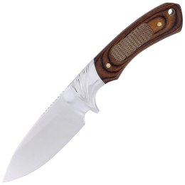 Nóż myśliwski Albainox Brown Micarta, Mirror Finish, 230 mm