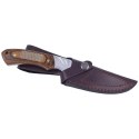 Nóż myśliwski Albainox Brown Micarta, Mirror Finish, 230 mm