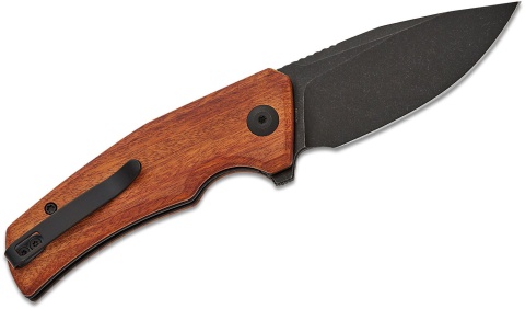 Nóż składany Civivi Regulatron Guibourtia Wood, Black Stonewashed Nitro-V (C23006-3)