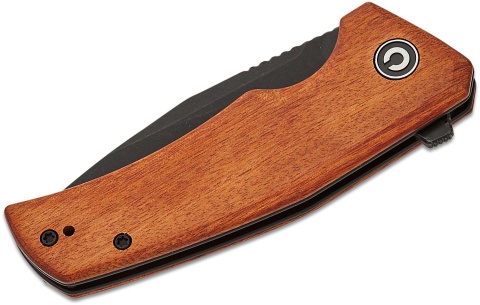 Nóż składany Civivi Regulatron Guibourtia Wood, Black Stonewashed Nitro-V (C23006-3)