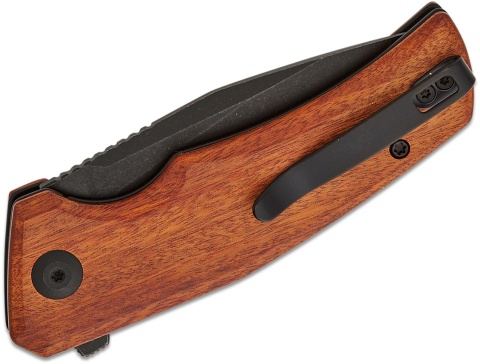 Nóż składany Civivi Regulatron Guibourtia Wood, Black Stonewashed Nitro-V (C23006-3)