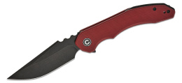 Nóż składany CIVIVI Bluetick Burgundy G10, 14C28N Ostrze 88,2 mm Drop Point