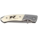 Nóż składany Albainox DeLuxe Deer, Drop Point, 160 mm