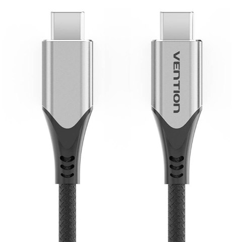 Kabel USB Vention TAAHG USB-C do USB-C 60W 1,5m (szary)