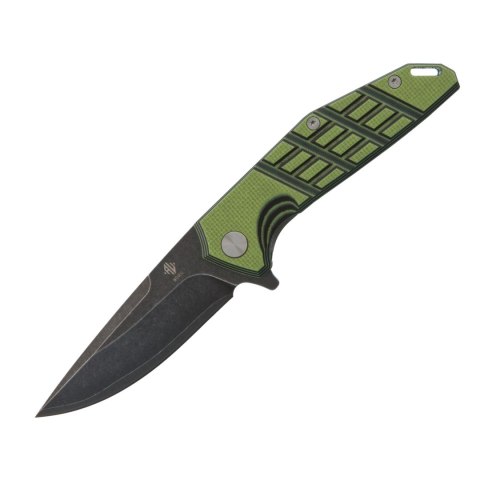 Womsi Falke nóż składany green black G10 S90V