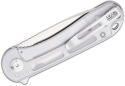 Nóż składany Civivi Elementum Flipper Polished Lexan, Satin D2 (C907A-7)