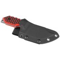 Nóż Midgards Tiny Thunrar 17.5 cm, Black/Red G10, 14C28N