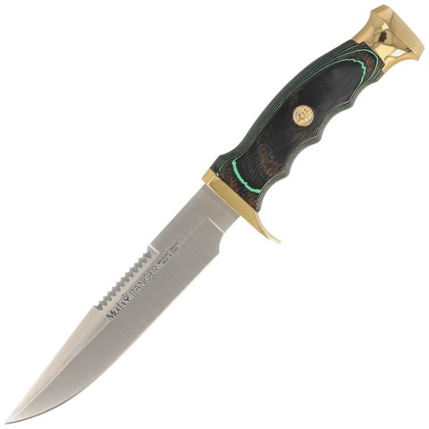 Nóż Muela Ranger-14GS Green Pakka Wood, Satin X50CrMoV15