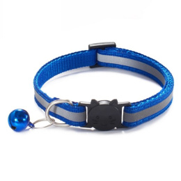 NUXIE® OBROŻA DLA PSA KOTA ODBLASKOWA Z DZWONECZKIEM BEZPIECZNE ZAPIĘCIE