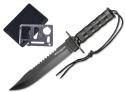 Magnum Survivalist Nóż Stały 34,5 cm, Ostrze 20 cm, Nylon