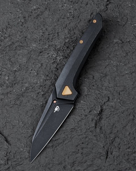 Nóż składany Bestech VK-Navi Black Titanium, Black Stonewashed MagnaCut by Vulpex Knives (BT2404E)