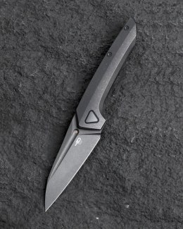 Nóż składany Bestech VK-Navi Dark Titanium, Dark Bead Blasted/Stonewashed MagnaCut by Vulpex Knives (BT2404B)