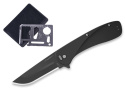 Nóż składany Outdoor Edge Razor VX1 3.0" All Black z wymiennym ostrzem