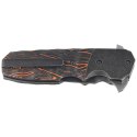 Nóż składany Bestech Freefall Black Titanium/Black-Orange G10, Black Stonewashed/Satin CPM S35VN by Jason Clark (BT2007B)