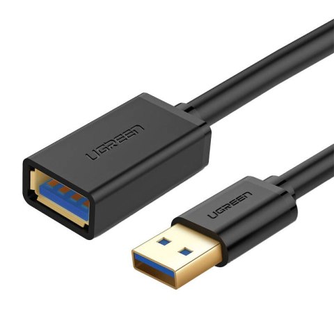 Kabel USB 3.0 przedłużający UGREEN 	US129 0.5m (czarny)