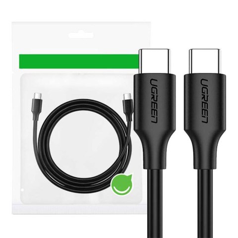 Kabel USB-C do USB-C PD UGREEN 	US286 Power Delivery 60W 1m (czarny)