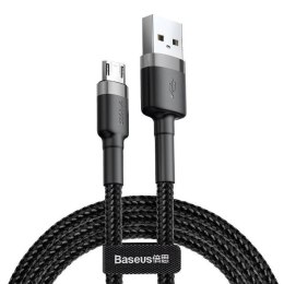 Kabel USB do Micro USB Baseus Cafule 1.5A 2m (szaro-czarny)