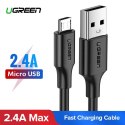 Kabel USB do Micro USB UGREEN 	US289 QC 3.0 2.4A 0.25m (czarny)