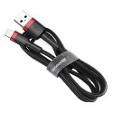 Kabel Lightning USB Baseus Cafule 2A 3m (czarno-czerwony)