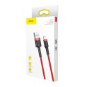 Kabel Lightning USB Baseus Cafule 2A 3m (czerwony)