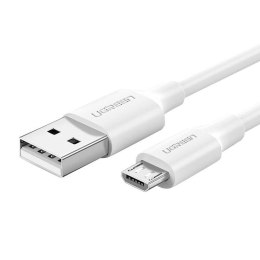 Kabel USB do Micro USB UGREEN 	US289QC 3.0 2.4A 1m (biały)