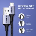 Kabel USB do Micro USB UGREEN US290 QC 3.0 2.4A 1.5m (czarny)