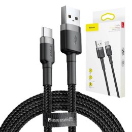 Kabel USB do USB-C Baseus Cafule 2A 3m (szaro-czarny)