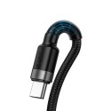 Kabel USB do USB-C Baseus Cafule Huawei SuperCharge, QC 3.0, 5A 1m (czarno-szary)