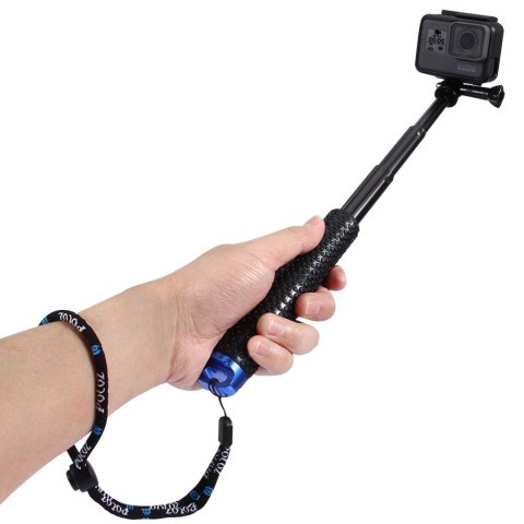Selfie Stick Puluz do kamer sportowych (DJI, GoPro, Insta360)(czarny)