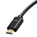 Kabel HDMI 2.0 Baseus, 4K 60Hz, 3D, HDR, 18Gbps, 1m (czarny)