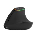 Bezprzewodowa mysz pionowa Delux M618DB BT/2.4G 4000DPI RGB