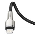 Kabel USB-C do Lightning Baseus Cafule, PD, 20W, 1m (czarny)