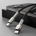 Kabel USB-C do Lightning Baseus Cafule, PD, 20W, 1m (czarny)