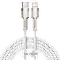 Kabel USB-C do Lightning Baseus Cafule, PD, 20W, 2m (biały)