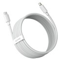 Kabel USB-C do Lightning Baseus Simple Wisdom, PD, 20W, 1.5m (biały) 2szt.