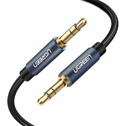 Kabel mini jack UGREEN AV122 3,5mm AUX 1.5m (czarny)