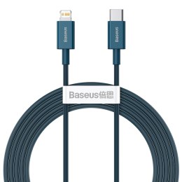 Kabel USB-C do Lightning Baseus Superior Series, 20W, PD, 2m (niebieski)