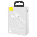 Kabel USB do Lightning Baseus Superior Series, 2.4A, 0.25m (biały)