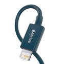 Kabel USB do Lightning Baseus Superior Series, 2.4A, 1m (niebieski)