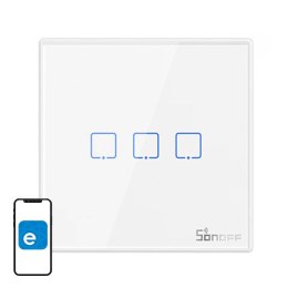 Bezprzewodowy Włącznik Światła Sonoff T2EU3C-RF 433MHz (3-kanałowy)